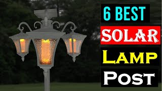 Best Solar Lamp Post in 2022  Top 6  Best Outdoor Solar Light  Review Best Solar Lamp Post [upl. by Ambrosi111]