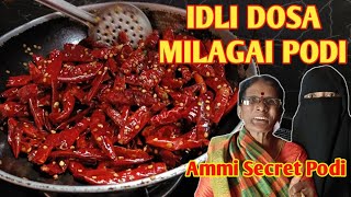 Tasty Mirch masala powder for IdliDosa and Rice  Idli podi Recipe  Idli Milagai podi  Red 🌶️ [upl. by Onez]