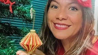 Hagamos rombitos navideños merrychristmas navidad manualidades tutorial [upl. by Sumer]