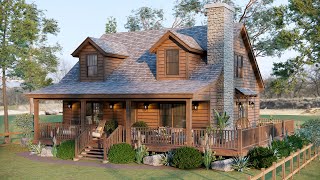 Rustic Retreats Discover Charming 3Bedroom Cabin Floor Plans for the Ultimate Cozy Getaway [upl. by Kitrak495]