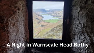 A night in Warnscale Head Mountain Bothy in the Lake District [upl. by Lewiss]