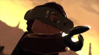 Wii  3DS LEGO Star Wars III  troopers working out cinematic vehicle reveal Yoda backstroke [upl. by Lazare758]