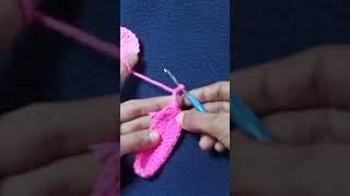 Crochet neck  part 7  easy tutorial  shorts fyp [upl. by Warfold]