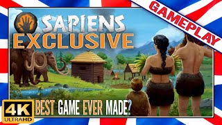 Sapiens Game full game part 12  MASSIVE Expansion Mining  Digging [upl. by Aiykan]