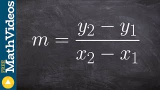 What is the slope formula and where does it come from [upl. by Durware]