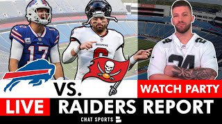 Bills vs Buccaneers Live Stream Scoreboard Raiders Report TNF  NFL Week 8 Amazon Prime [upl. by Milo]