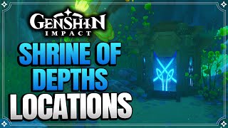 All Fontaine Hydro Shrine Of Depths Locations Part 1  How to get Keys 【Genshin Impact】 [upl. by Mylan]