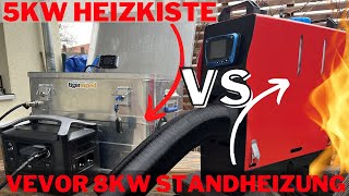 Beste Alternative zur DIY Heizkiste  8KW Vevor Diesel Standheizung vs 5KW Heizkiste [upl. by Assetan]