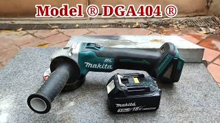 Testing Makita Cordless Grinder 100mm 18V DGA404 [upl. by Natsrik832]