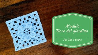 Tutorial  Modulo Fiore del giardino [upl. by Bonis]