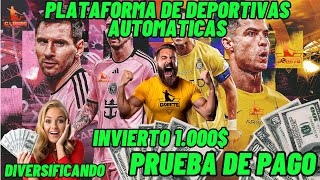 GOBETS🤑DEPORTIVAS AUTOMATICAS🤑INVERSION PASIVA🤑EX FUTBOLISTA🤑GRATIS HASTA 20000🤑AI🤑TRADING🤑 [upl. by Shelden849]