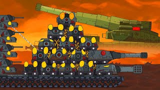 DORAS BIG CALIBER KV54 ANARCHY  Cartoons about tanks [upl. by Ramiah]