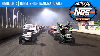 World of Outlaws NOS Energy Drink Sprint Cars  Huset’s Speedway  September 1 2024  HIGHLIGHTS [upl. by Aicenad844]