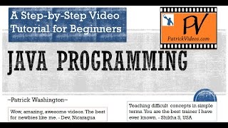 Java Tutorial for Beginners  Made Easy  Step by Step [upl. by Eidoj425]