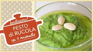 PESTO DI RUCOLA salsa pronta in 1 minuto [upl. by Tess]