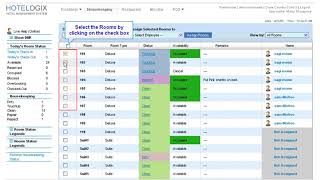 How to Change Housekeeping Status  Hotelogix [upl. by Anez]