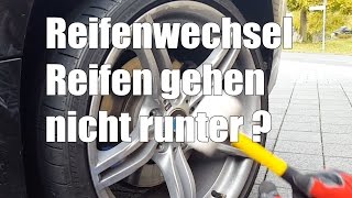 83metoo Reifenwechsel  Reifen geht nicht runter  Was Nun [upl. by Pas825]