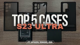 Top Cases for S23 Ultra ft Spigen Ringke ESR [upl. by Chrystal363]