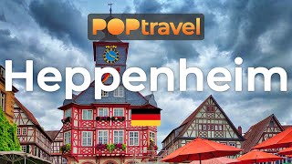 Walking in HEPPENHEIM  Germany 🇩🇪 4K 60fps UHD [upl. by Sherlock]