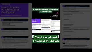 Microsoft PL300 cheatsheet [upl. by Aihsened41]