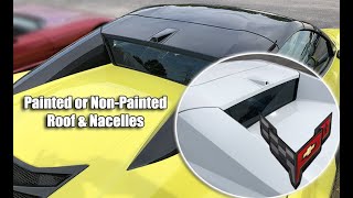 C8 CORVETTE HARDTOP CONVERTIBLE PAINTED or NON PAINTED ROOF amp NACELLES [upl. by Girardo]