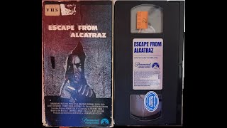 Opening to Escape From Alcatraz 1981 VHS 1984 reprint [upl. by Shepard]