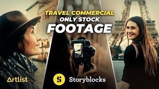 StoryDriven Cinematic Travel Commercial Made ENTIRELY Using Stock Assets  No Travel Needed [upl. by Annij]