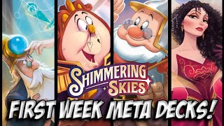 SHIMMERING SKIES WEEK 1 META REVIEW  Top Meta Decks amp Cards  New Strategies in Disney Lorcana [upl. by Laks]