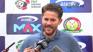 Gor Mahia FC vs Nairobi City Stars  Head Coach Jonathan McKinstry Post Match Interview [upl. by Ader80]