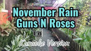 November Rain Karaoke Guns N Roses [upl. by Derward]