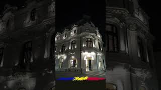 bucurești arculdetriumf palatulparlamentului CEC mițaBiciclista nocturn noiembrie românia [upl. by Dihgirb]