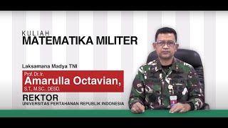 MATEMATIKA MILITER UNHAN RI [upl. by Pansie]