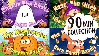 90 Mins Collection Of Sing Along Halloweens Stories  MyEzyPzy [upl. by Towney374]