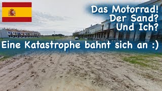 Das spanische Dorf im Sand  Das Motorrad der Sand und ich Ob das gut geht [upl. by Evangelia]