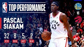 Pascal Siakam Catches Fire  NBA Finals Game 1 [upl. by Adas]