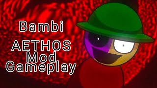 FNF Bambi AETHOS Official Gameplay [upl. by Noffihc]