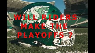 Saskatchewan Roughriders  Will Riders Make Playoffs thesskroughriders [upl. by Evadne]