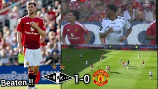 Rosenborg vs Man United  first preseason friendly Match review [upl. by Kalb586]