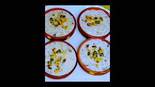 Sabudana Kheer In short Video By Ziya Khan Kitchen short viralshort trending [upl. by Yadroc421]