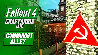 COMMUNIST ALLEY  Fallout 4 Hangmans Alley Settlement Build  Fallout 4 Craftardia Lite [upl. by Aes]