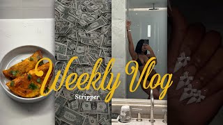 WEEKLY STRIPPER VLOG TRADER JOES BIRRIA  NEW CLUB  HAULS  WHATS TEA  MONEY COUNTS amp MORE [upl. by Saudra]