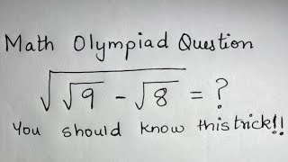 Luxembourg  Math Olympiad Question  You should know this trick [upl. by Atnicaj]