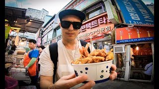 Eating KOREAN STREET FOOD and SHOPPING at NAMDAEMUN Market  Seoul Vlog [upl. by Otanutrof]