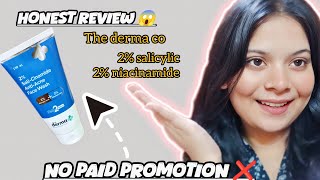 HONEST REVIEW😱😭THE DERMA CO 2 SALICYLIC AND 2 NIACINAMIDE FACE WASH RIVIEW😱 youtubevideo [upl. by Eboh]