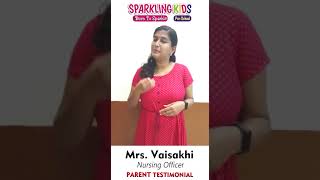 quotHear why parents love our SPARKLING KIDS PRE SCHOOL 🌟 ParentTestimonialsquot bestpreschoolinindia [upl. by Joshuah]