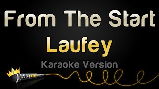 Laufey  From The Start Karaoke Version [upl. by Daly]