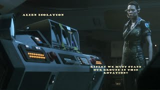 The Alien and Synthetics are aggressive in the rotation  Alien Isolation [upl. by Nellie]