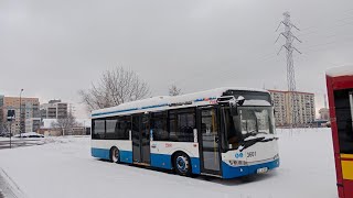 Czerwony Ikarus Piros  Solaris Urbino 10 III 3601 🎵Voith🎵  linia 201 [upl. by Nassir80]