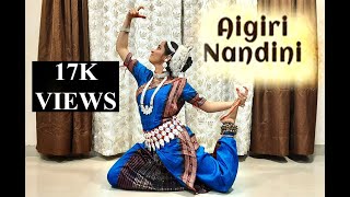 AIGIRI NANDINI  DANCE COVER  Sadhwi Majumder Choreography RUTUJA SUTAR [upl. by Jacobine157]