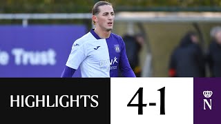 HIGHLIGHTS U18 RSCA  Charleroi  20232024 [upl. by Enneles436]